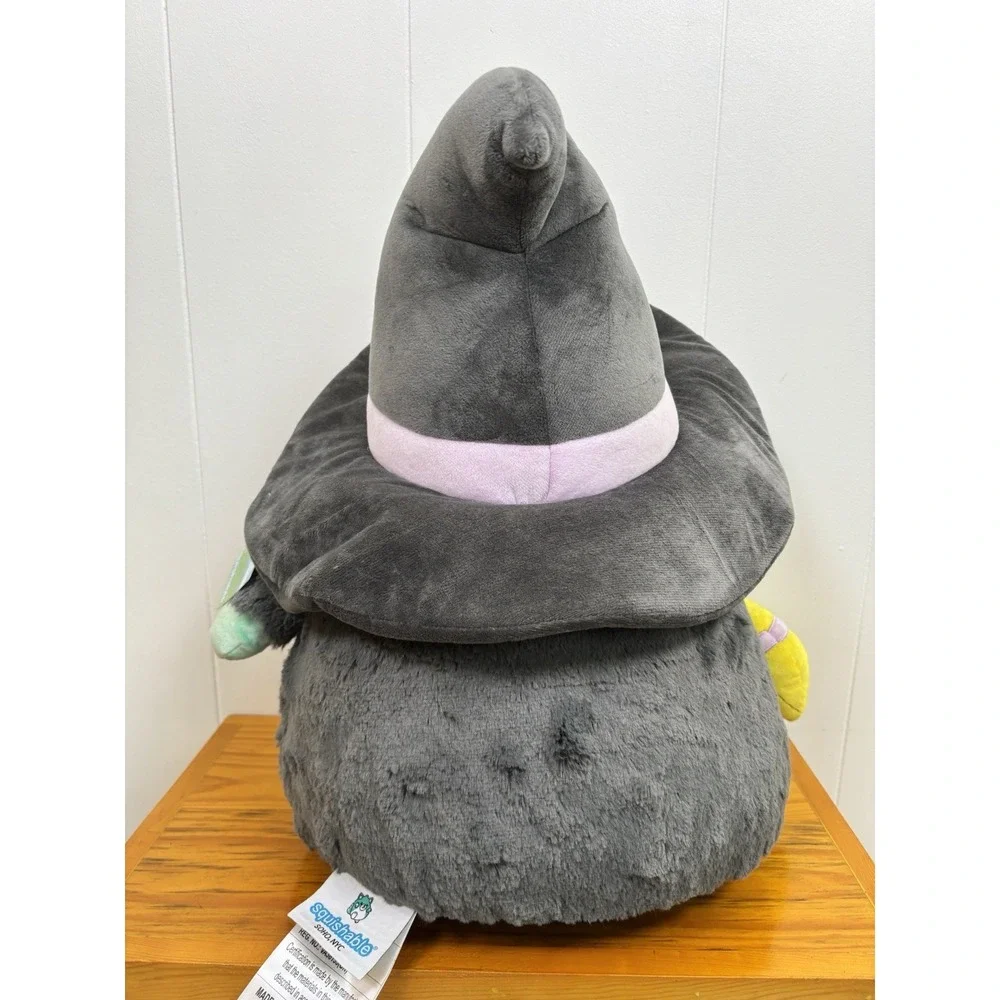Squishable Jumbo Witch in Hat Plush Green Gray‎ - NWT